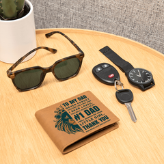 Leather Wallet - #1 Dad