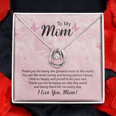 Lucky Necklace - To My Mom Proud To Be Your Son