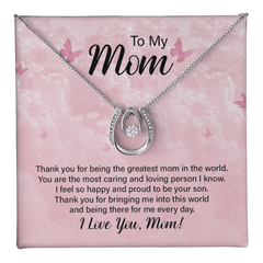 Lucky Necklace - To My Mom Proud To Be Your Son