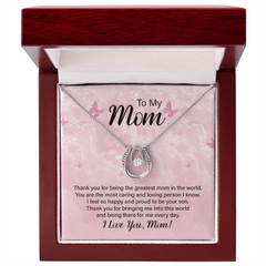 Lucky Necklace - To My Mom Proud To Be Your Son
