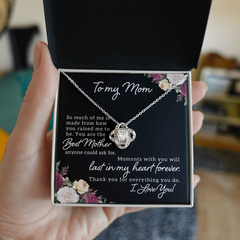 Love Knot Necklace - To My Mom So Much Of Me