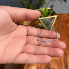 Signature Name Necklace - For Mom To Be