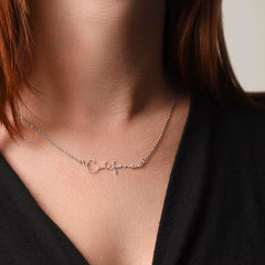 Signature Name Necklace - For Mom To Be
