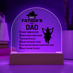 Dome Acrylic Plaque - Thank You Dad